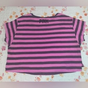 PINK NWOT Oversized Crop Tee Size Small